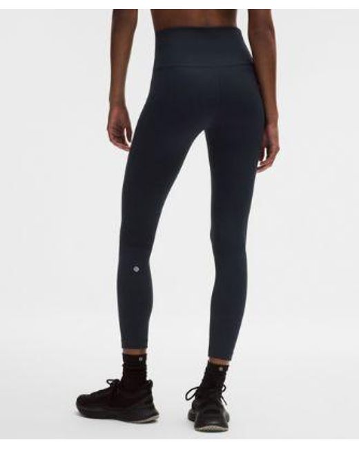 lululemon athletica Blue Wunder Train No Line High-Rise Tight 25"