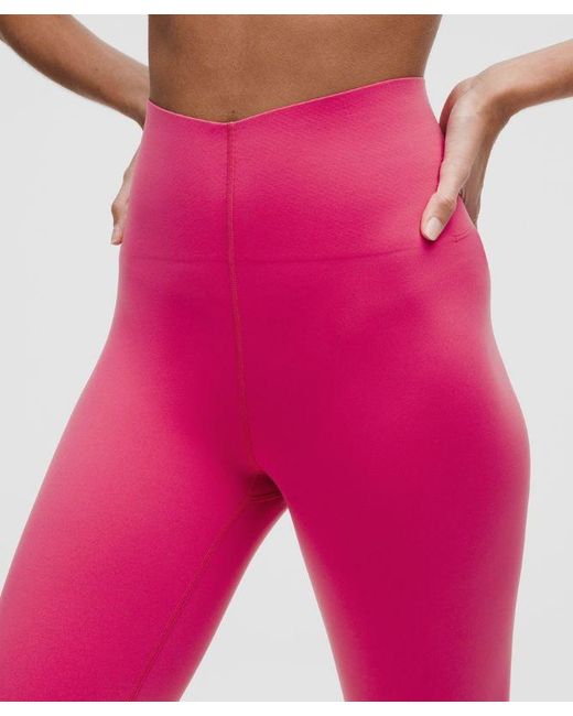 lululemon athletica Pink Glow Up Super-High-Rise Tight 25"
