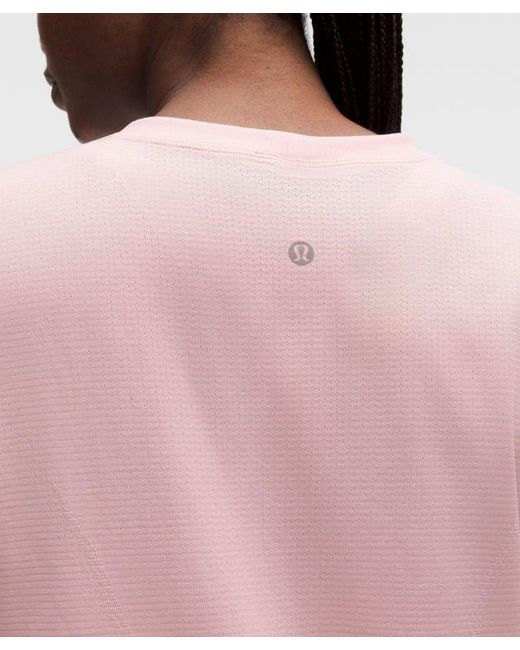 lululemon athletica Pink – Swiftly Relaxed Long-Sleeve Shirt Hip Length Fit – – Size 14