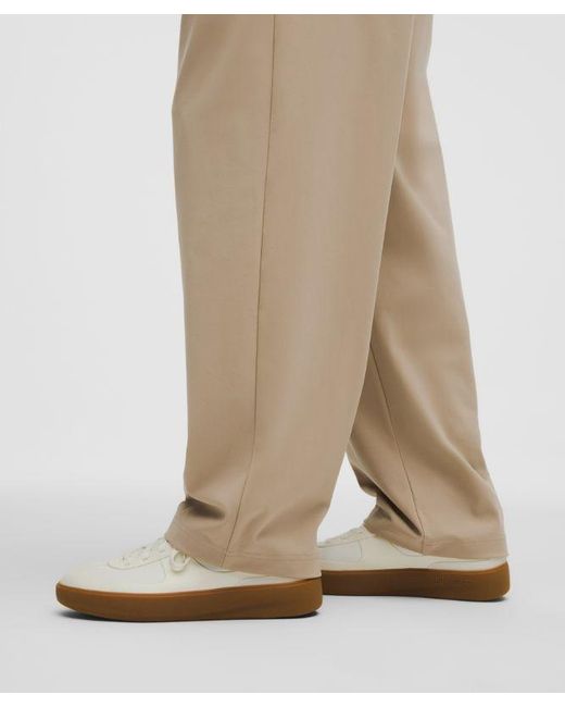 lululemon athletica Natural – Daydrift Relaxed-Fit Pleated Trousers Regular No Belt Loops – Color Khaki – for men