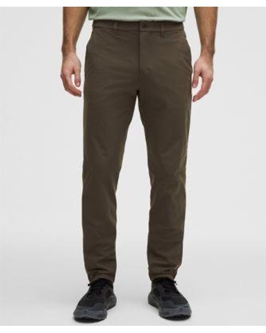 lululemon athletica Black Abc Classic-Fit Trouser 30L for men