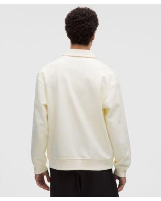 lululemon athletica White Grand Standard Long-Sleeve Polo for men