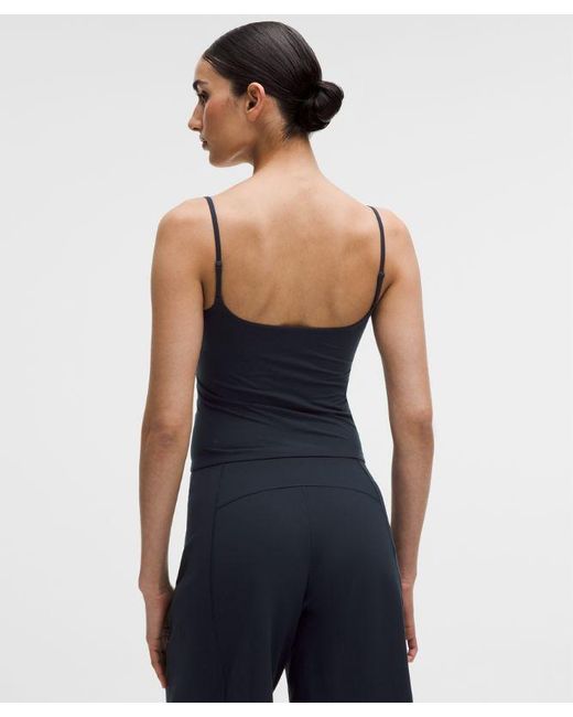 lululemon athletica Blue – Wundermost Ultra-Soft Nulu Spaghetti-Strap Adjustable Cami – – Size Large