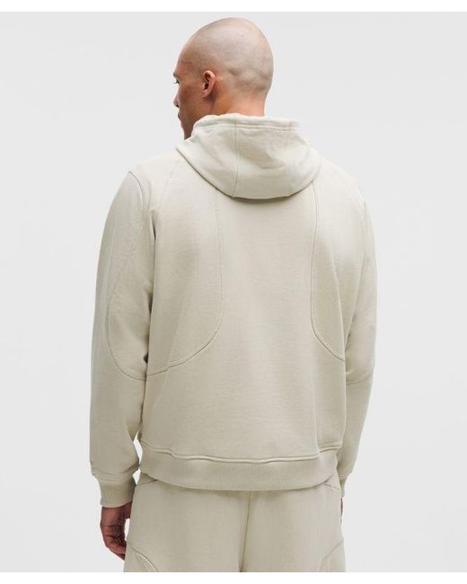 lululemon athletica Natural – Organic Cotton Transformable Crew Sweatshirt Slnsh Collection – Color Khaki – Size Large for men