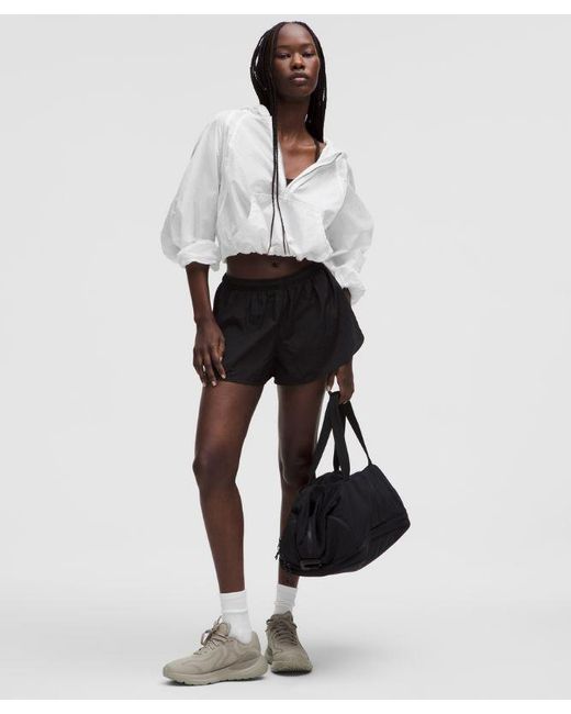 lululemon athletica White Scuba Cropped Anorak