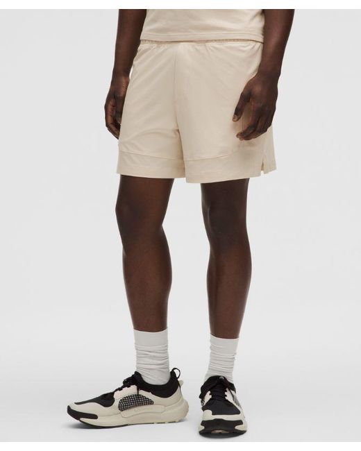 lululemon athletica Natural – Swift Lightweight Linerless Shorts Slnsh Collection – 6" – – Size Large for men
