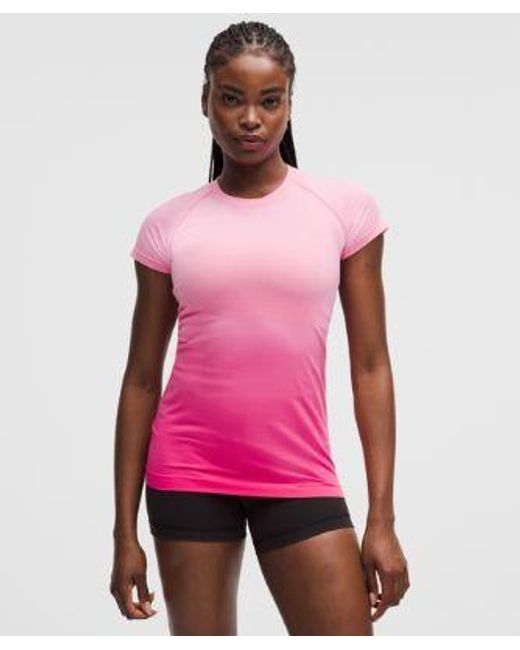 lululemon athletica Pink Swiftly Tech Short-Sleeve Shirt 2