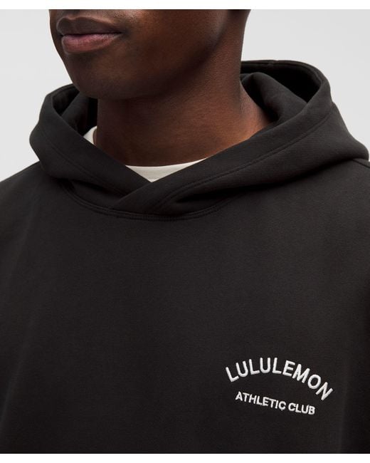 lululemon athletica Black Steady State Pullover Hoodie for men