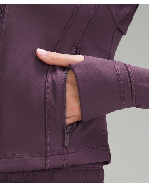 lululemon athletica Purple Define Cropped Jacket Nulu