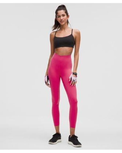 lululemon athletica Pink Glow Up Super-High-Rise Tight 25"