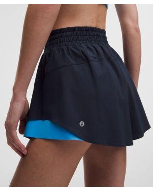 lululemon athletica Blue Shake It Out High-Rise Running Short 2.5"