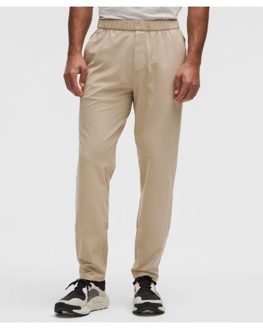 lululemon athletica Brown Abc Warpstreme Slim-Fit Pull-On Pant for men