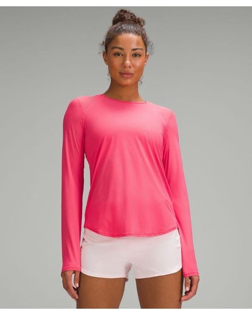 lululemon athletica Pink Sculpt Long-sleeve Shirt