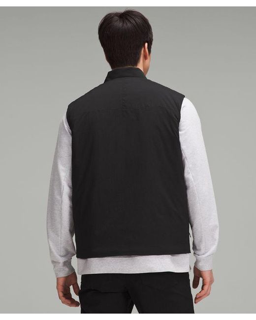 lululemon athletica Gray Insulated Utility Vest - Color Black - Size L