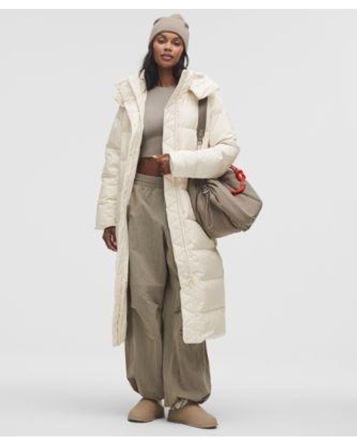 lululemon athletica Natural Wunder Puff 600-Down-Fill Long Jacket