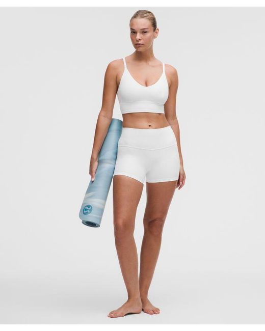 lululemon athletica White Focuser Scoop-Neck Bra Nulu