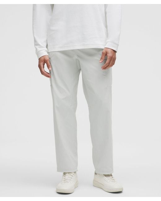 lululemon athletica Gray Ripstop Relaxed-Fit Cargo Pant for men