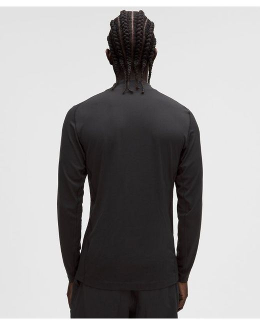 lululemon athletica Black Mockneck Long-Sleeve Golf Base Layer for men
