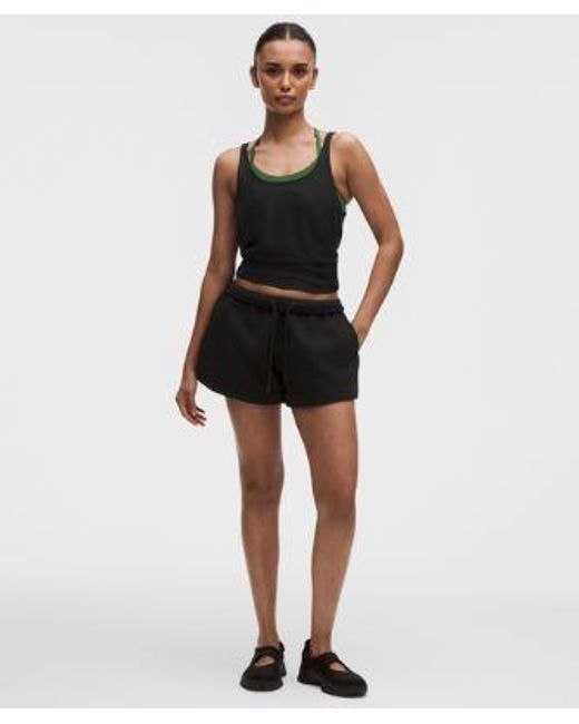 lululemon athletica Black – Stretch Relaxed-Fit Tank Top – – Size Large