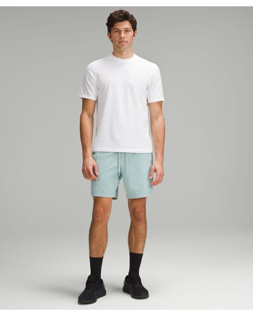 lululemon athletica Blue Zeroed In Linerless Shorts 7" for men