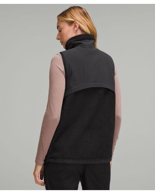lululemon Cinch Hem Vest Dark in Black Lyst UK