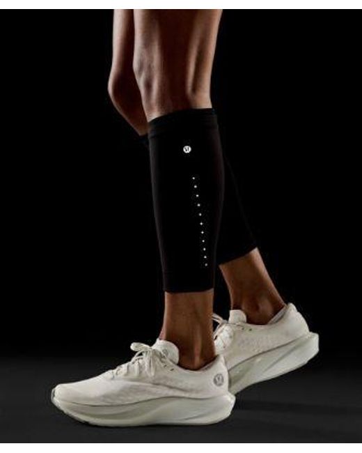 lululemon athletica Black Go Further Seamless Running Calf Sleeves