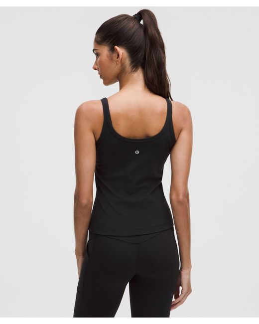 lululemon athletica Black – Align Scoop Waist-Length Tank Top – – Size 4