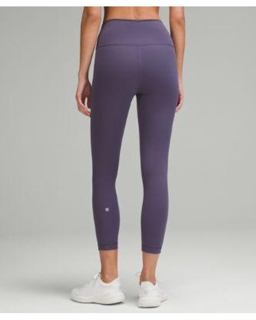 lululemon athletica Purple – Wunder Train High-Rise Crop Leggings – 23" – –