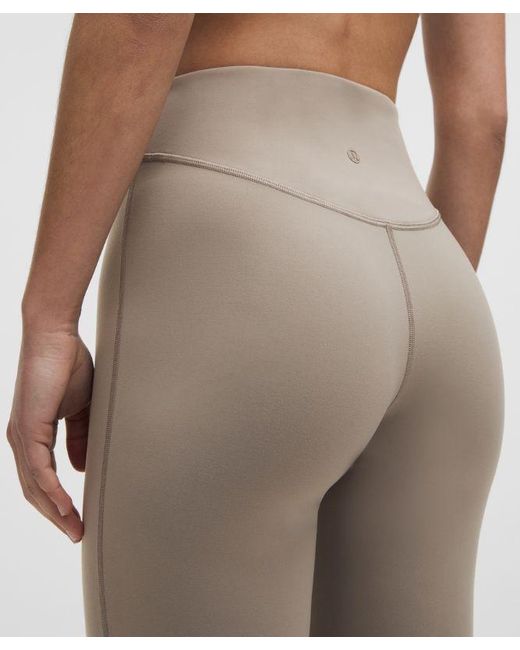 lululemon athletica Natural – Wunder Under Smoothcover High-Rise Bootcut Pants – 34" – /Khaki – Size 4