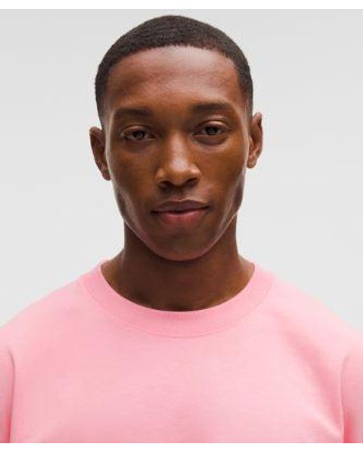 lululemon athletica Pink – Heavyweight Jersey T-Shirt – – Size Large for men