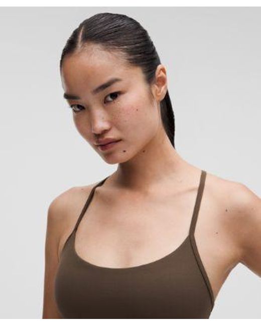 lululemon athletica Green – Flow Y Sports Bra Light Support, A/B Cup Evolve – – Size Large