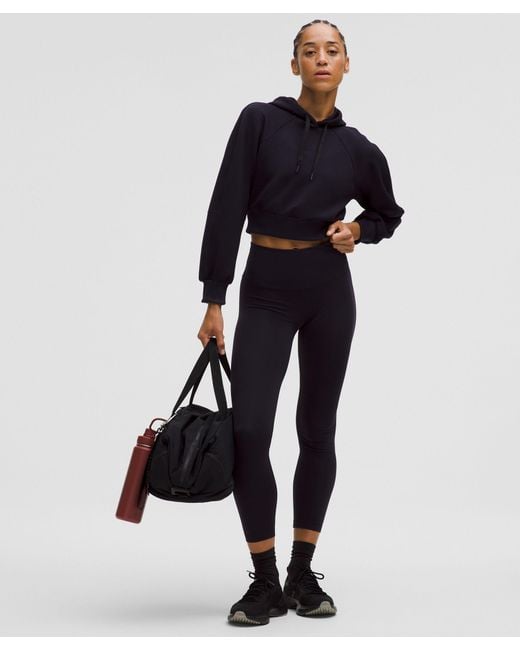 lululemon athletica Blue Smooth Spacer Cropped Hoodie