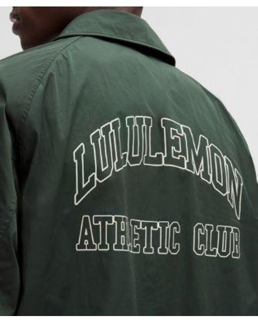 lululemon athletica Green Coaches Jacket for men