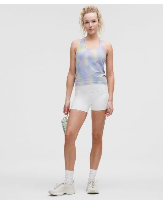 lululemon athletica Blue Swiftly Tech Racerback Tank Top 2.0 Waist Length