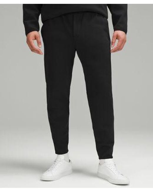 lululemon athletica Black Textured Spacer Classic-tapered Pants for men