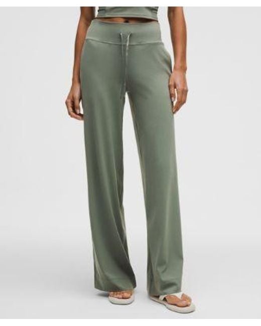 lululemon athletica Multicolor – Groove Wide-Leg High-Rise Pants Regular – /Pastel – Size 18