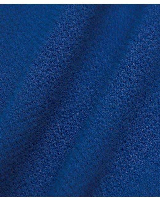 lululemon athletica Blue – -Knit Jersey Short-Sleeve Polo Shirt – – Size Large for men