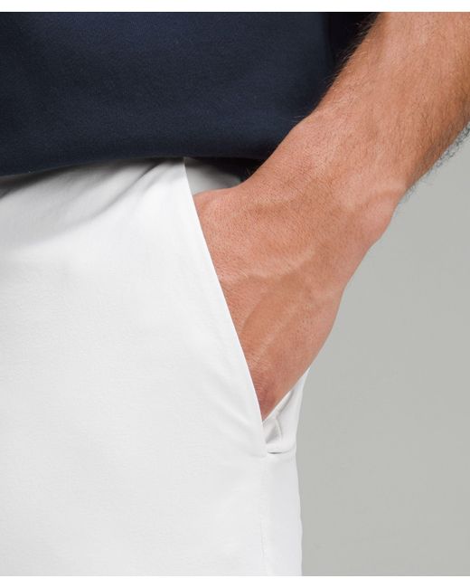 lululemon athletica White Abc Slim-fit Trousers 34"l Stretch Cotton Versatwill for men
