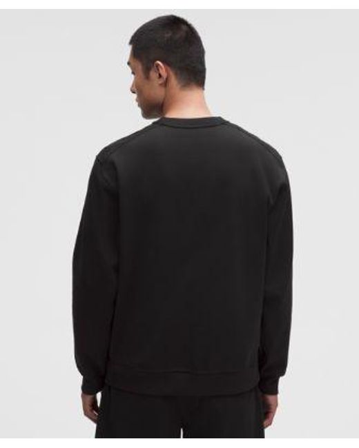 lululemon athletica Black Grand Standard Long-Sleeve Crew for men