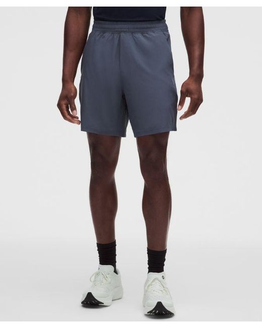 lululemon athletica Blue – Pace Breaker Linerless Shorts – 7" – – Size Large for men