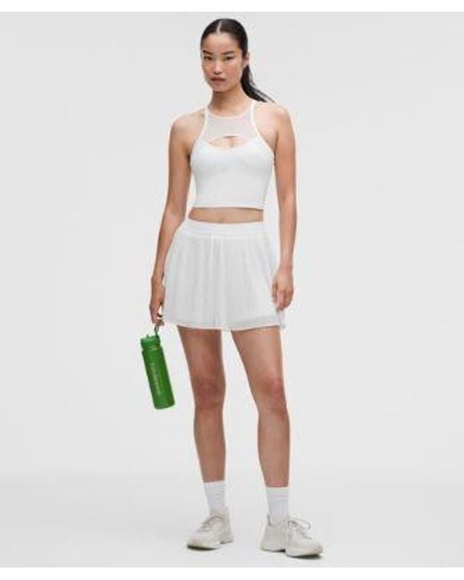 lululemon athletica White Ace Advantage High-Rise Pleated Tennis Skirt
