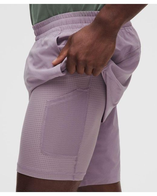 lululemon athletica Multicolor Pace Breaker Lined Short 7" for men