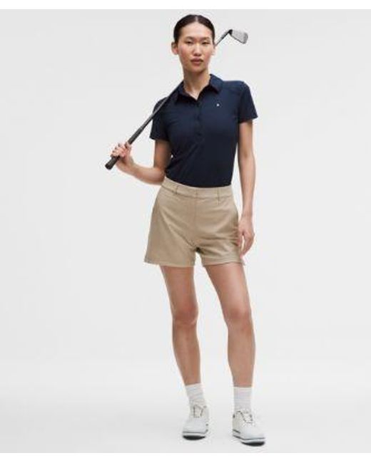 lululemon athletica Blue Stretch Twill Golf Short 5"