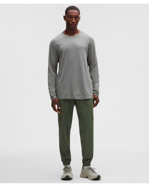 lululemon athletica Gray License To Train Textured Jogger for men
