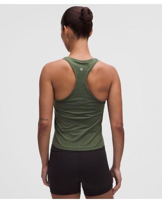 lululemon athletica Green – Swiftly Tech Racerback Tank Top 2.4 Waist Length – – Size 4