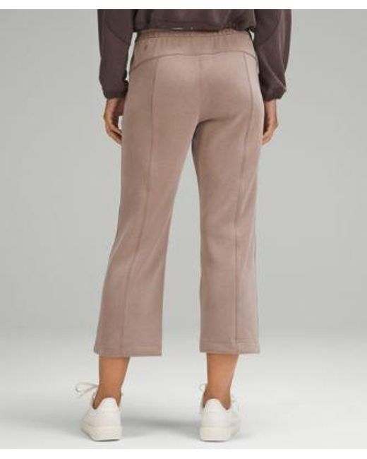 lululemon athletica Natural Softstreme High-rise Straight-leg Cropped Pants