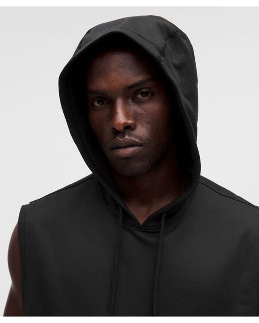 lululemon athletica Black Warm-Up Sleeveless Gym Hoodie for men