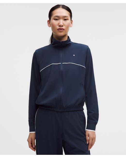 lululemon athletica Blue Court Rival Tennis Track Jacket