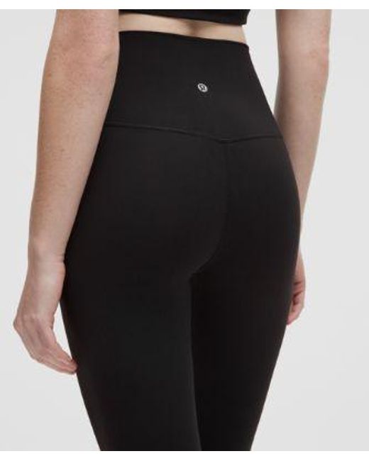 lululemon athletica Black Align High-Rise Crop 21"