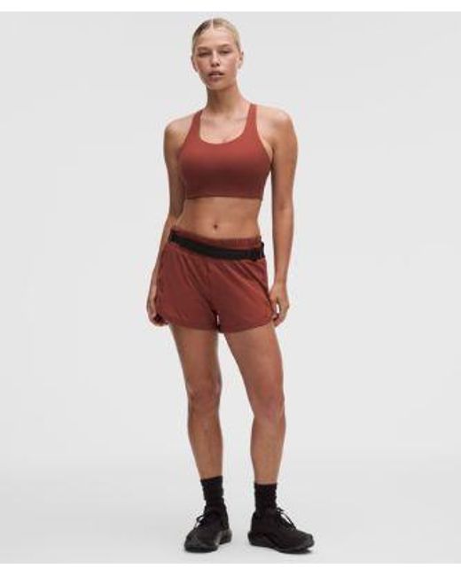 lululemon athletica Red – Energy Sports Bra High Support, B–G Cups – – Size 8